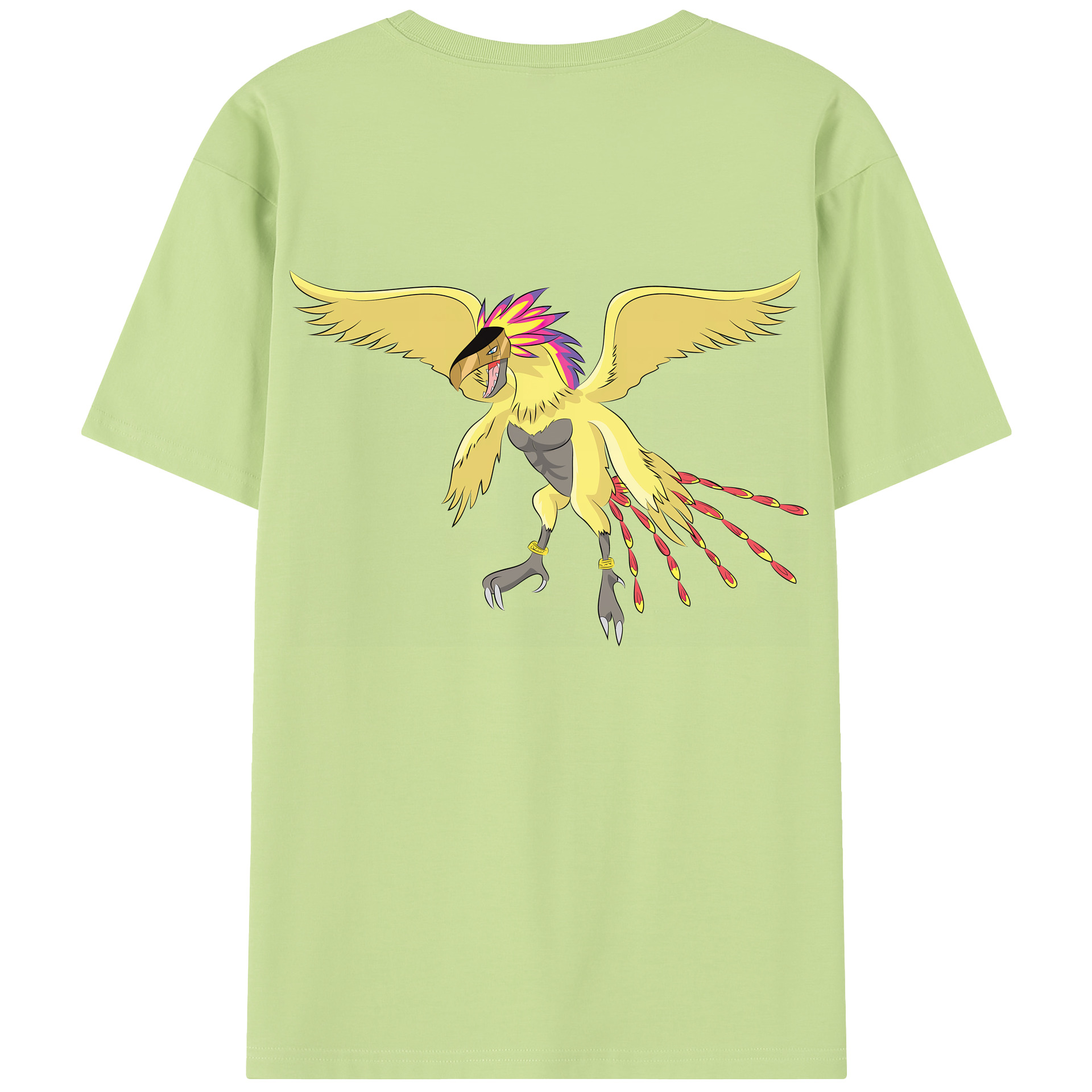 （画像用） Digimon デジタルモンスター/デジモン 綿100％半袖Tシャツ（背面プリント）